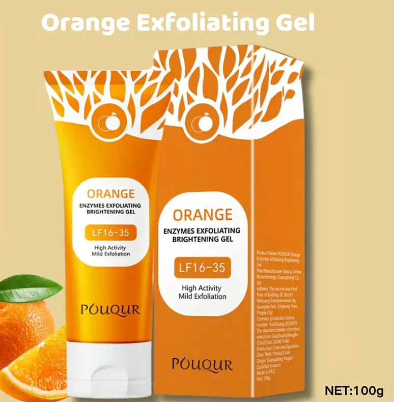 Exfoliante Orange Care - Elimina manchas y Piel Muerta.